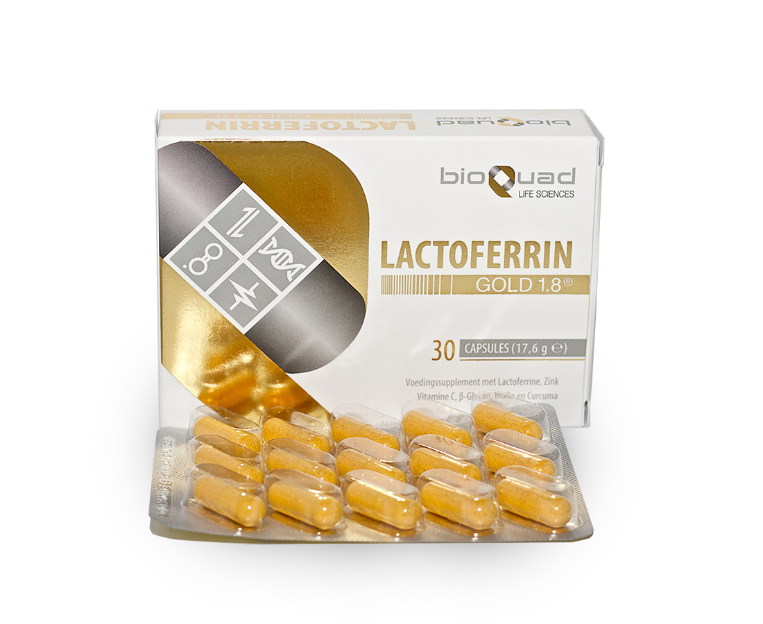 1 doosje Lactoferrin Gold 1.8