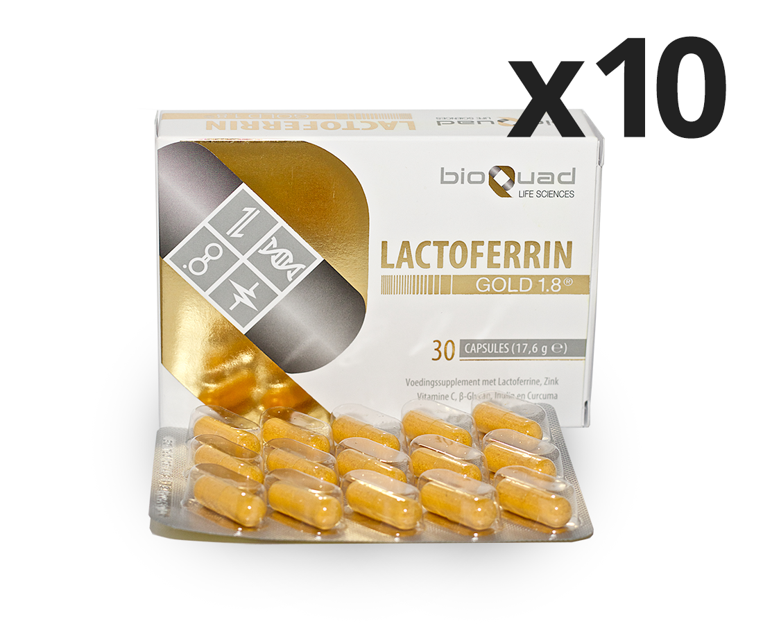 10 doosjes Lactoferrin Gold 1.8